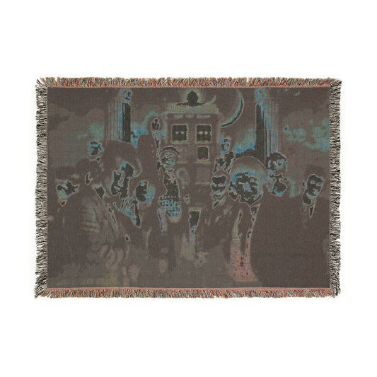 -Themed Woven Blanket, Cozy Home Decor, Perfect Fans, Gift for Birthdays, Movie Nights, and Collectors