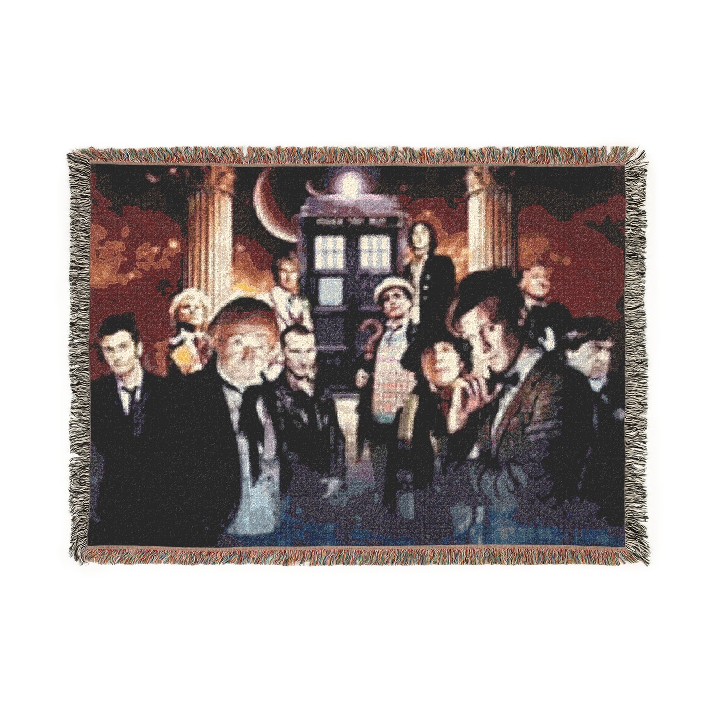 -Themed Woven Blanket, Cozy Home Decor, Perfect Fans, Gift for Birthdays, Movie Nights, and Collectors