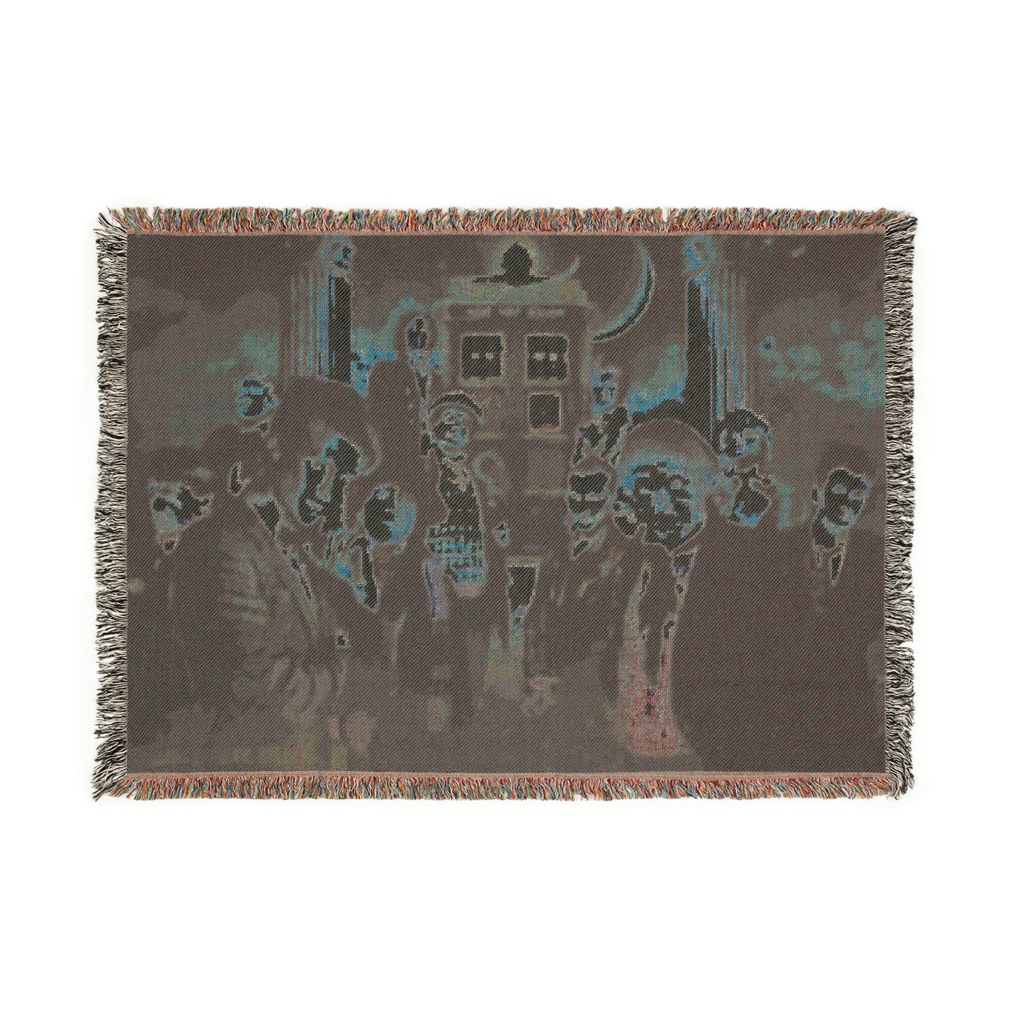 -Themed Woven Blanket, Cozy Home Decor, Perfect Fans, Gift for Birthdays, Movie Nights, and Collectors