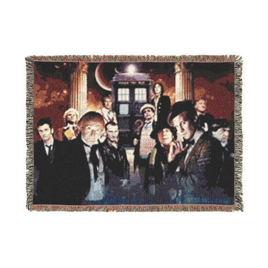 -Themed Woven Blanket, Cozy Home Decor, Perfect Fans, Gift for Birthdays, Movie Nights, and Collectors